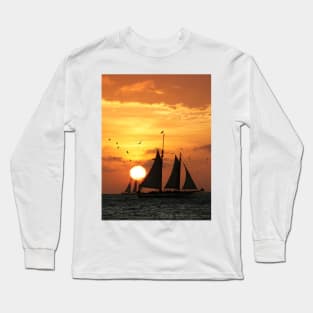 Sunset Sail in Key West II Long Sleeve T-Shirt